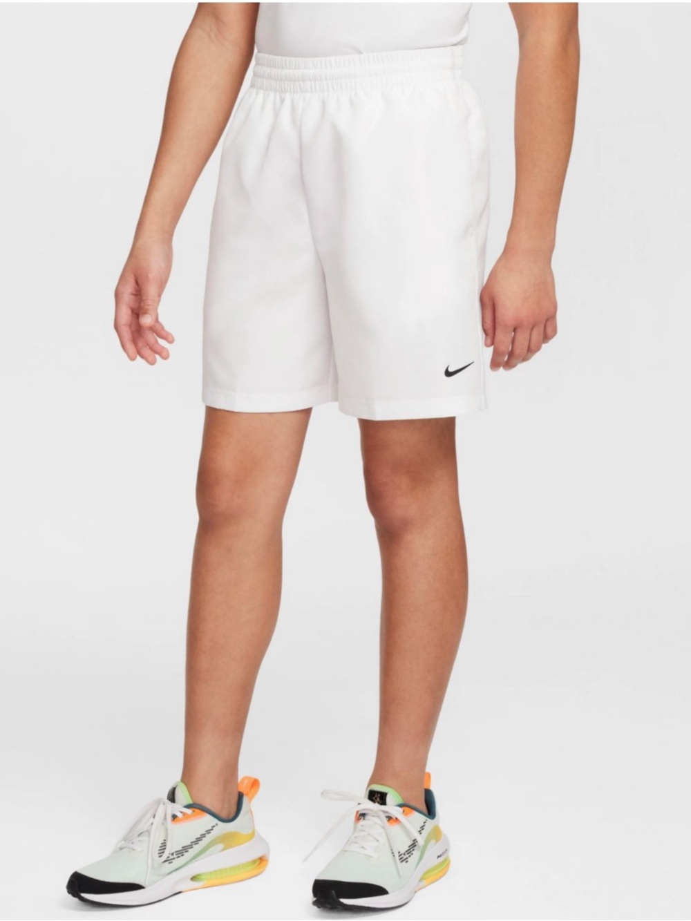 Nike Woven Dri Fit Kids Shorts with Black Swoosh